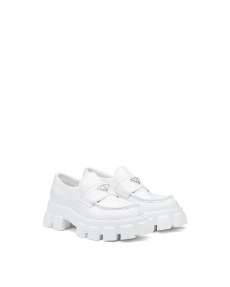 prada loafers white.